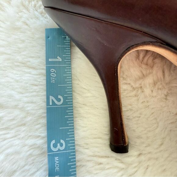 Italian brand women heel shoes size 38 EU or 8 US Authentic - Picture 7 of 8